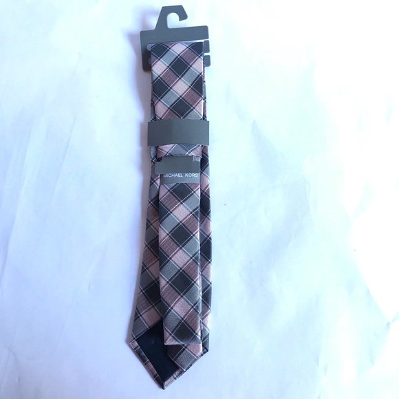 Michael Kors Men’s Polyester & Linen Tie - Picture 3 of 6
